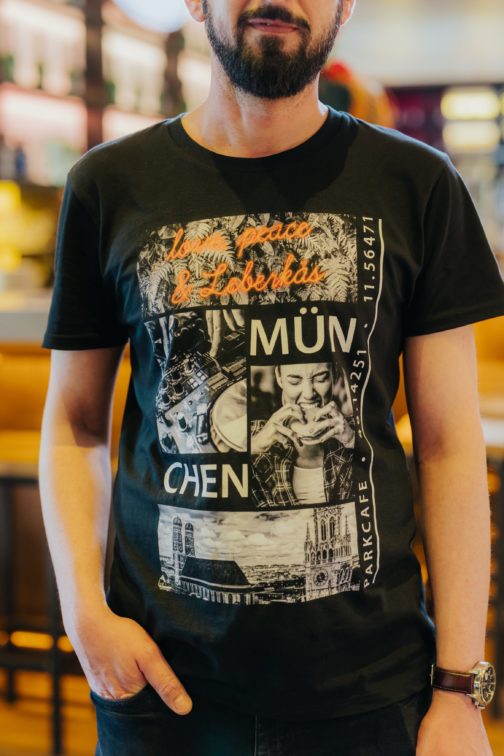 Shirt "Love,Peace&Leberkäs new Style"
