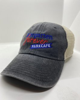 Retro Trucker Cap „Biergarten Forever“