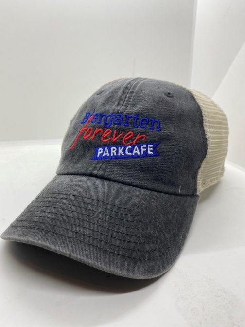 Retro Trucker Cap "Biergarten Forever"